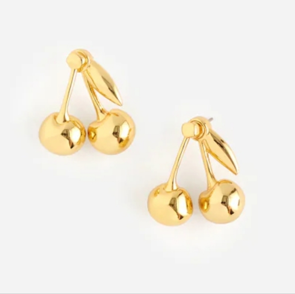 Madewell 🍒 Cherry Statement Earrings - NWT + sold out in stores!